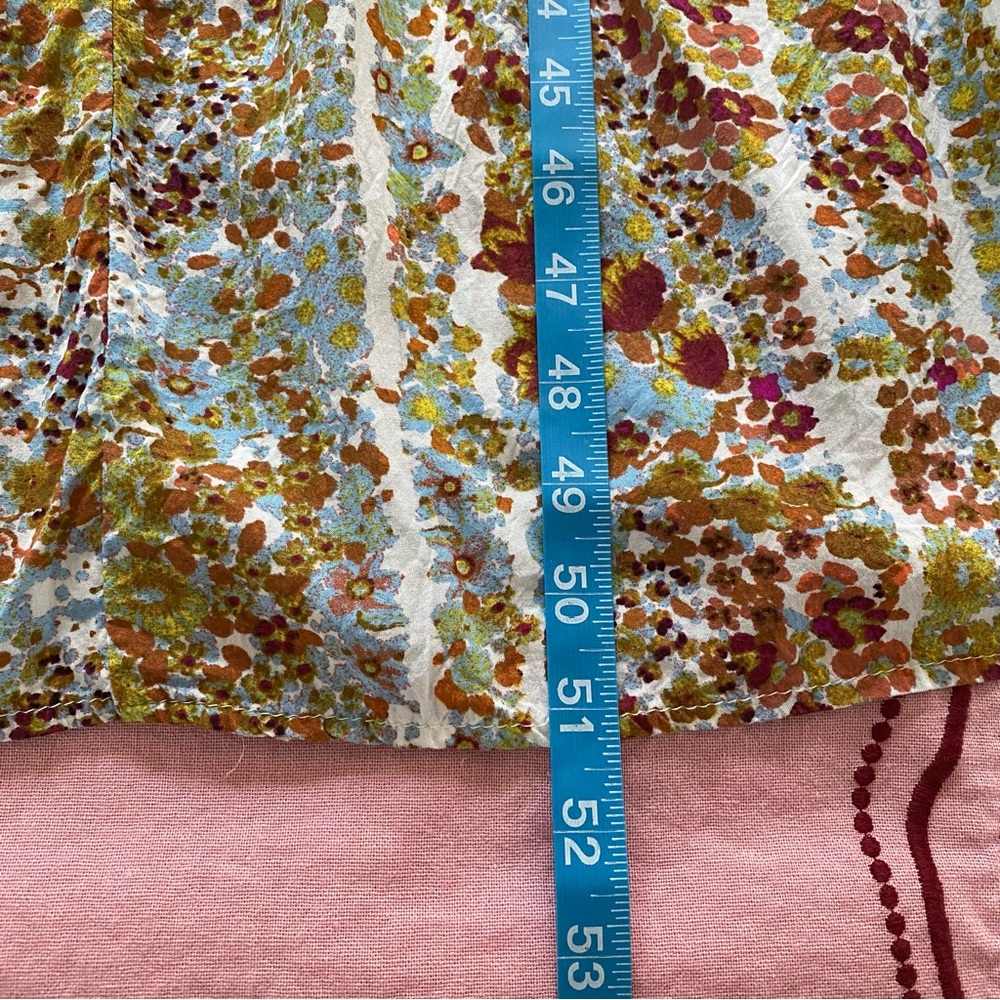 Free People Valerie Multicolor Floral Boho Maxi Dress Small - Picture 14 of 16